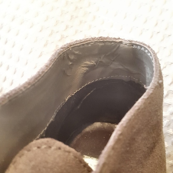 Dolce Vita Suede Wedge Lace Up Booties - Sz 8 - Picture 4 of 8